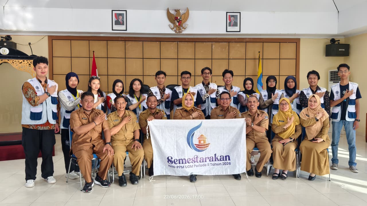 Penyambutan dan Penyerahan Mahasiswa Kuliah Kerja Nyata KKN UGM Yogyakarta Tahun 2026